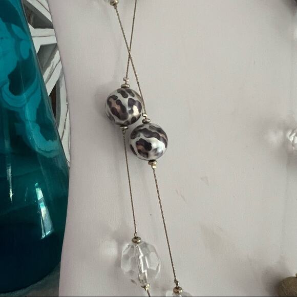 Betsey Johnson Floating Beaded Long Necklace - Picture 3 of 6